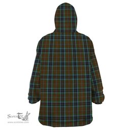 Scottish MacTavish Hunting Clan Tartan Snuggie Hoodie Plaid Wearable Blanket Hoodie