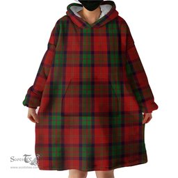 Scottish MacPherson of Cluny Clan Tartan Snuggie Hoodie Plaid Wearable Blanket Hoodie