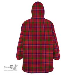 Scottish MacRae Modern Clan Tartan Snuggie Hoodie Plaid Wearable Blanket Hoodie