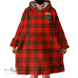 Scottish Maxwell Modern Clan Family Crest Tartan Snuggie Hoodie Plaid Wearable Blanket Hoodie
