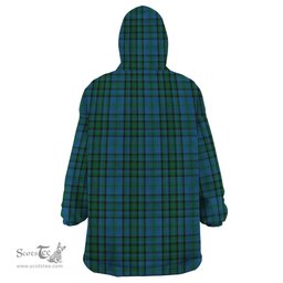 Scottish Matheson Hunting Clan Tartan Snuggie Hoodie Plaid Wearable Blanket Hoodie
