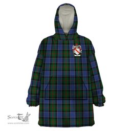 Scottish McFadzen #01 Clan Family Crest Tartan Snuggie Hoodie Plaid Wearable Blanket Hoodie