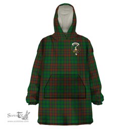 Scottish Matheson Hunting Highland Clan Family Crest Tartan Snuggie Hoodie Plaid Wearable Blanket Hoodie