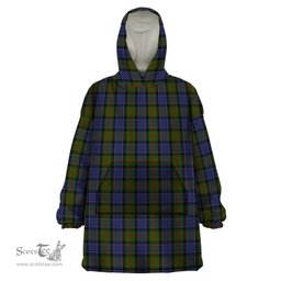 Scottish McFadzen 03 Clan Tartan Snuggie Hoodie Plaid Wearable Blanket Hoodie