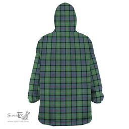 Scottish MacThomas Ancient Clan Family Crest Tartan Snuggie Hoodie Plaid Wearable Blanket Hoodie