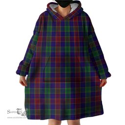 Scottish MacMichael Clan Tartan Snuggie Hoodie Plaid Wearable Blanket Hoodie