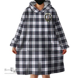 Scottish MacRae Dress Modern Clan Family Crest Tartan Snuggie Hoodie Plaid Wearable Blanket Hoodie
