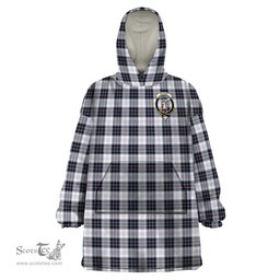 Scottish MacRae Dress Modern Clan Family Crest Tartan Snuggie Hoodie Plaid Wearable Blanket Hoodie