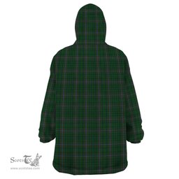 Scottish MacRae Clan Tartan Snuggie Hoodie Plaid Wearable Blanket Hoodie