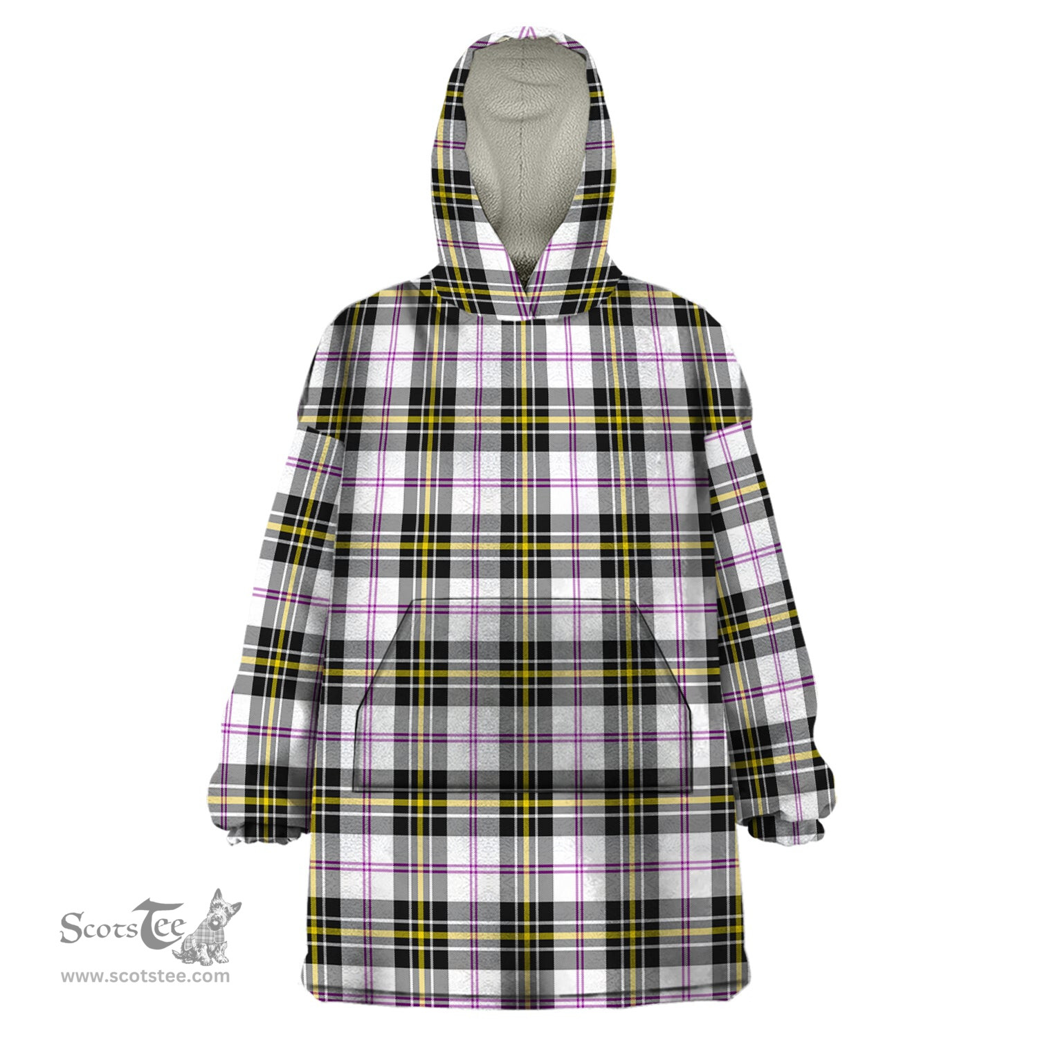 Scottish MacPherson Dress Modern Clan Tartan Snuggie Hoodie Plaid Wearable Blanket Hoodie