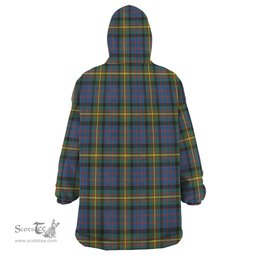 Scottish MacSporran Ancient Clan Tartan Snuggie Hoodie Plaid Wearable Blanket Hoodie
