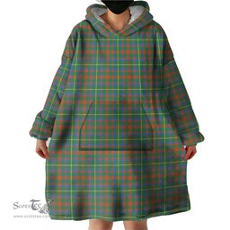 Scottish MacKintosh Hunting Ancient Clan Tartan Snuggie Hoodie Plaid Wearable Blanket Hoodie