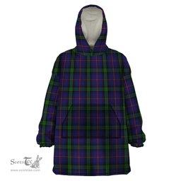 Scottish McClafferty Clan Tartan Snuggie Hoodie Plaid Wearable Blanket Hoodie