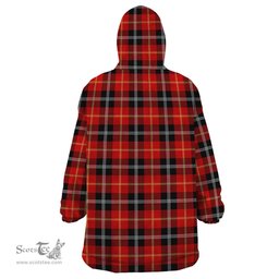 Scottish Majoribanks Clan Family Crest Tartan Snuggie Hoodie Plaid Wearable Blanket Hoodie