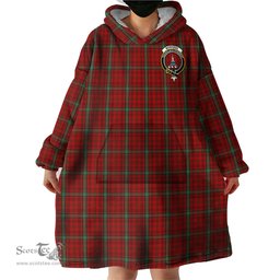 Scottish Morrison Ancient Clan Family Crest Tartan Snuggie Hoodie Plaid Wearable Blanket Hoodie