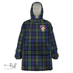 Scottish McFadzen #02 Clan Family Crest Tartan Snuggie Hoodie Plaid Wearable Blanket Hoodie