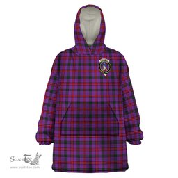 Scottish Montgomery Modern Clan Family Crest Tartan Snuggie Hoodie Plaid Wearable Blanket Hoodie