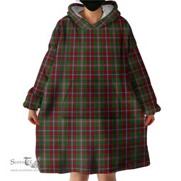 Scottish Moray of Abercairny Clan Tartan Snuggie Hoodie Plaid Wearable Blanket Hoodie