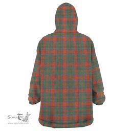Scottish MacKintosh Ancient Clan Family Crest Tartan Snuggie Hoodie Plaid Wearable Blanket Hoodie