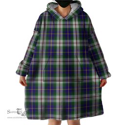 Scottish MacLeod Of Californian Clan Tartan Snuggie Hoodie Plaid Wearable Blanket Hoodie