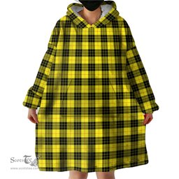 Scottish MacLeod of Lewis Modern Clan Tartan Snuggie Hoodie Plaid Wearable Blanket Hoodie