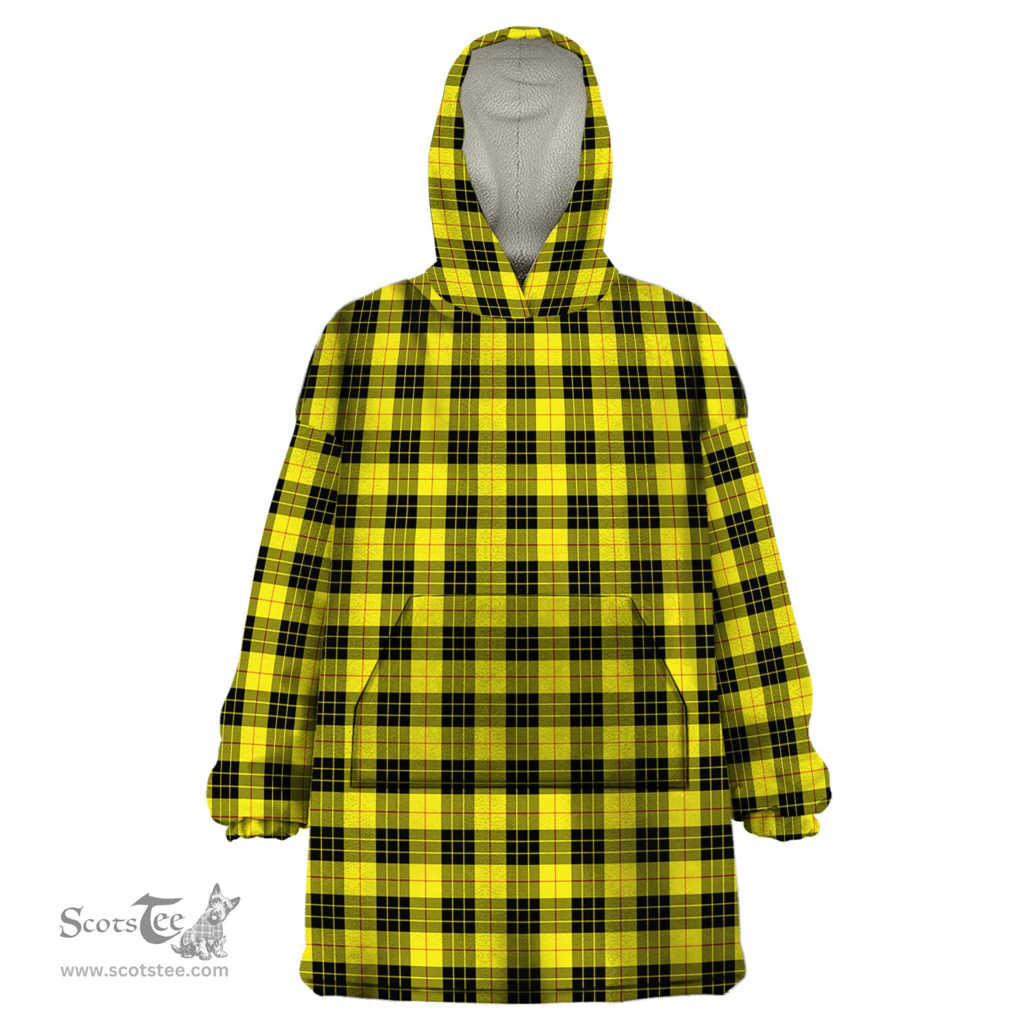 Scottish MacLeod of Lewis Modern Clan Tartan Snuggie Hoodie Plaid Wearable Blanket Hoodie
