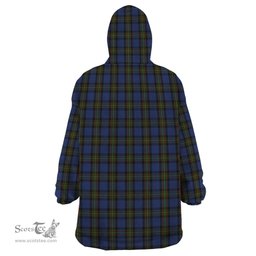 Scottish MacLaurin of Brioch Clan Tartan Snuggie Hoodie Plaid Wearable Blanket Hoodie