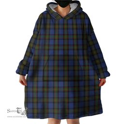 Scottish MacLaurin of Brioch Clan Tartan Snuggie Hoodie Plaid Wearable Blanket Hoodie
