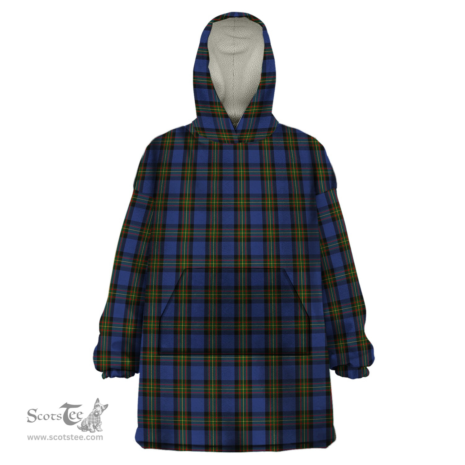Scottish MacLaurin of Brioch Clan Tartan Snuggie Hoodie Plaid Wearable Blanket Hoodie