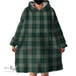 Scottish Manx Ellan Vannin Clan Tartan Snuggie Hoodie Plaid Wearable Blanket Hoodie