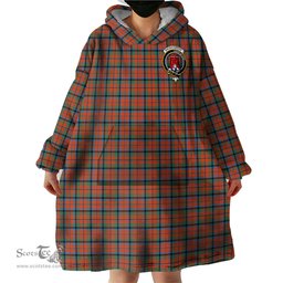 Scottish MacNaughton Ancient Clan Family Crest Tartan Snuggie Hoodie Plaid Wearable Blanket Hoodie