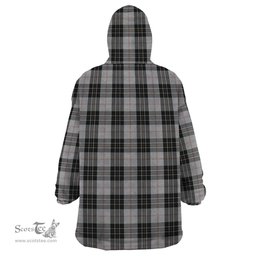 Scottish MacPherson Dress Clan Family Crest Tartan Snuggie Hoodie Plaid Wearable Blanket Hoodie