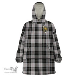Scottish MacPherson Dress Clan Family Crest Tartan Snuggie Hoodie Plaid Wearable Blanket Hoodie
