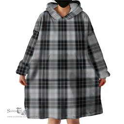 Scottish MacRae Dress Clan Tartan Snuggie Hoodie Plaid Wearable Blanket Hoodie