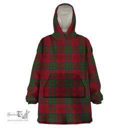 Scottish MacKillop Clan Tartan Snuggie Hoodie Plaid Wearable Blanket Hoodie