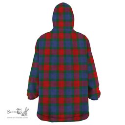 Scottish Mar Clan Tartan Snuggie Hoodie Plaid Wearable Blanket Hoodie
