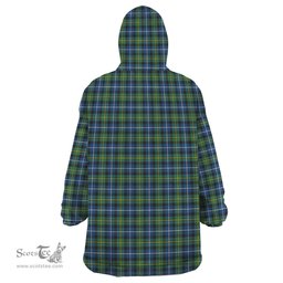 Scottish MacNeil of Barra Ancient Clan Tartan Snuggie Hoodie Plaid Wearable Blanket Hoodie