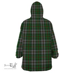 Scottish MacNeish Hunting Clan Tartan Snuggie Hoodie Plaid Wearable Blanket Hoodie
