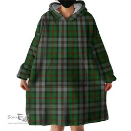 Scottish MacNeish Hunting Clan Tartan Snuggie Hoodie Plaid Wearable Blanket Hoodie