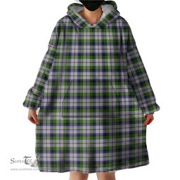 Scottish MacNaughton Dress Clan Tartan Snuggie Hoodie Plaid Wearable Blanket Hoodie