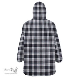 Scottish MacRae Dress Modern Clan Tartan Snuggie Hoodie Plaid Wearable Blanket Hoodie