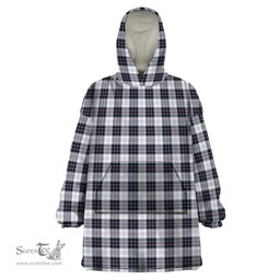 Scottish MacRae Dress Modern Clan Tartan Snuggie Hoodie Plaid Wearable Blanket Hoodie