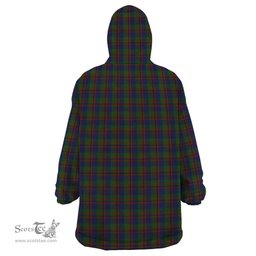 Scottish Mann Clan Tartan Snuggie Hoodie Plaid Wearable Blanket Hoodie