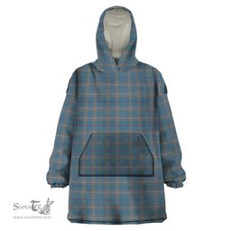 Scottish McKerrell of Hillhouse Dress Clan Tartan Snuggie Hoodie Plaid Wearable Blanket Hoodie
