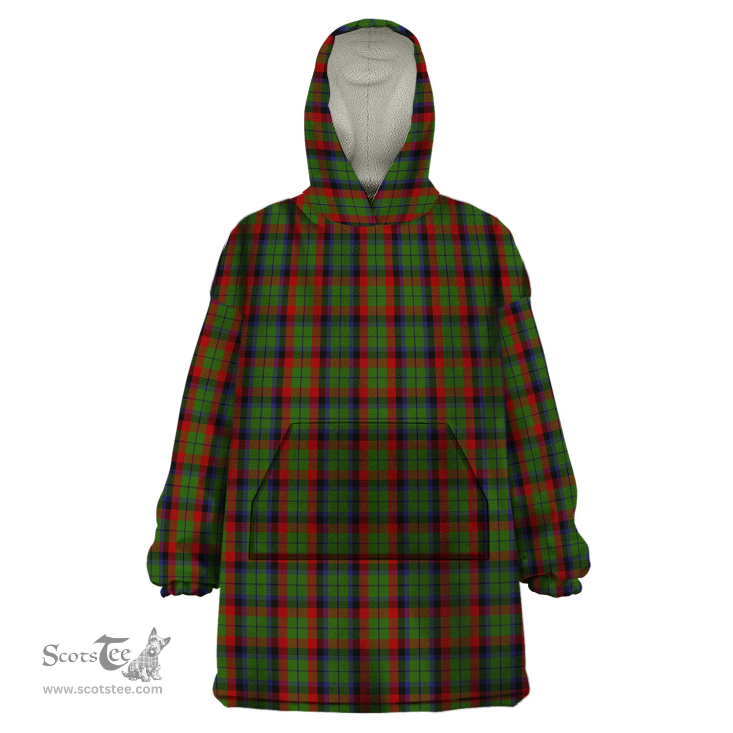 Scottish MacNett Clan Tartan Snuggie Hoodie Plaid Wearable Blanket Hoodie