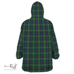 Scottish MacOrrell Clan Tartan Snuggie Hoodie Plaid Wearable Blanket Hoodie