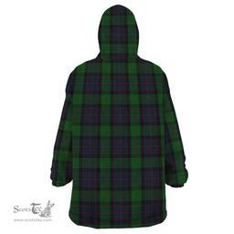 Scottish MacWilliam Clan Tartan Snuggie Hoodie Plaid Wearable Blanket Hoodie