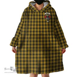 Scottish MacLeod Clan Family Crest Tartan Snuggie Hoodie Plaid Wearable Blanket Hoodie