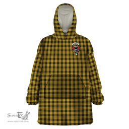 Scottish MacLeod Clan Family Crest Tartan Snuggie Hoodie Plaid Wearable Blanket Hoodie