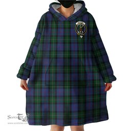 Scottish MacPhail Hunting Clan Family Crest Tartan Snuggie Hoodie Plaid Wearable Blanket Hoodie